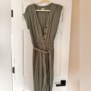 Green Gap jumpsuit